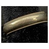 14k White Gold Ring, Tw 5.6g, Sz 8