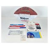 San Francisco 49ers autographed football