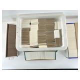 Bin lot of mixed sports cards