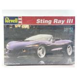 Sealed Revell Sting Ray III model kit, 1:25 scale