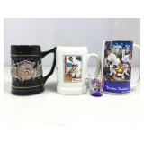 3 NY Yankees coffee beer mugs & more