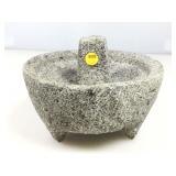 Mexican mortar & pestle, stone