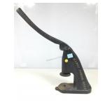 Vtg Handy Junior button covering machine, 18 in