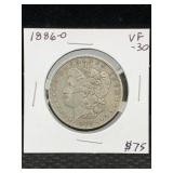 1886-O Silver Morgan Dollar