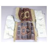 Bally money coin bags & small area runner rugs,