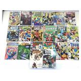 25 Marvel comic books, bagged/boarded