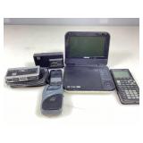 Phillips portable DVD player, cameras, cellphones