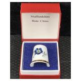 Vtg Fine Bone Vhina Sandford Thimble