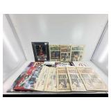 Mixed lot of sports magazines