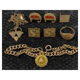 1/20-1/10 Gold Misc Good And Scrap Jewelry 17.6g