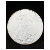 1 Ozt .999 Fine Silver Bullion Round