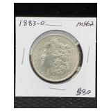 1883-O Silver Morgan Dollar