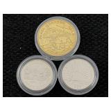 50th Memorial Pearl Harbor Coin W/half Dollars