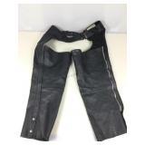 Riders Choice leather chaps, black, sz XXL