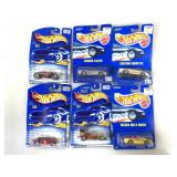 NOS Hot Wheels die cast cars, asstd, 1:64 scale