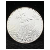 1 Ozt .999 Fine Silver Bullion Round