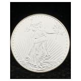 1 Ozt .999 Fine Silver Bullion Round