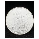 1 Ozt .999 Fine Silver Bullion Round