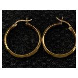 18k Gold Earrings 3.3g