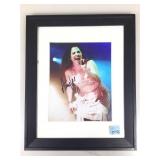 Signed Amy Lee w/Evanescence framed color photo