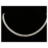 Sterling Silver Necklace, Tw 40.4g, Sz 19ï¿½in