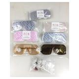 7 Royal Glam Bar sunglasses & earrings