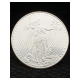 1 Ozt .999 Fine Silver Bullion Round