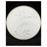 1 Ozt .999 Fine Silver Bullion Round