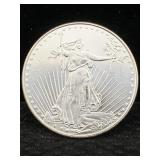 1 Ozt .999 Fine Silver Bullion Round