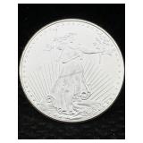 1 Ozt .999 Fine Silver Bullion Round