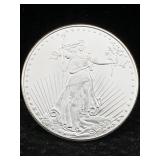 1 Ozt .999 Fine Silver Bullion Round