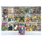 22 Comic books, asstd, bagged/boarded