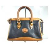 Dooney & Bourke AWL Black & Brn Satchel