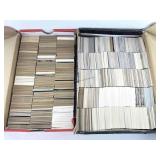 2 boxes of mixed sports cards