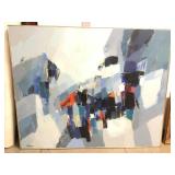 Young Il Ahn Signed Original Abstract Painting On