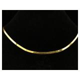 14k Gold Necklace 5.6g Sz 16"