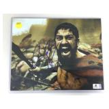 Signed Gerard Butler color photo 8x10, COA