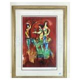 Chagall ï¿½Carmenï¿½ Lithograph. Facsimile Signed