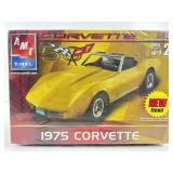 Sealed AMT 1975 Corvette model kit, 1:25 scale