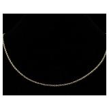 Silver Necklace 11.5g Sz 20"