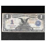 1899 Black Eagle $1 Note Us Currency