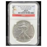 2011 Silver Eagle, Ngc Ms69, Early Releases