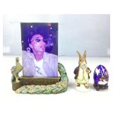 Jay Strongwater Enameled Peacock Picture Frame