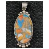 Sterling Silver Elouise Kee Indian Pendant, Tw 17g