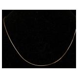 14k Gold Necklace 3.4g 22"