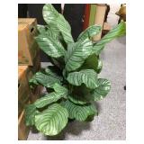 2 Faux Potted Plants 46in H