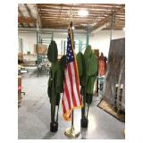 Valley Forge 3x5 USA Indoor Flag & Stand Set w/ 2