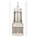 Monumental Silver-Plated Religious Tabernacle