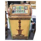 Vtg Bally High Hand 5-Cent Poker Reel Slot