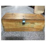 Atlas Powder Co. High Explosives Lidded Wood